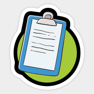 note pad Sticker